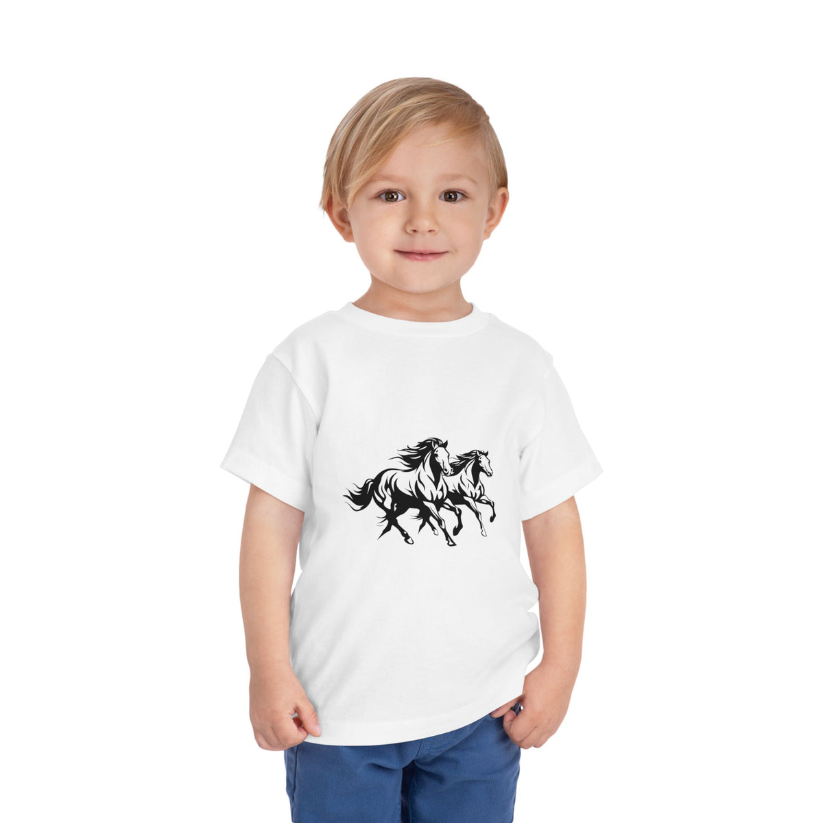 Horsin' Around Toddler Unisex Short Sleeve Crewneck Tee