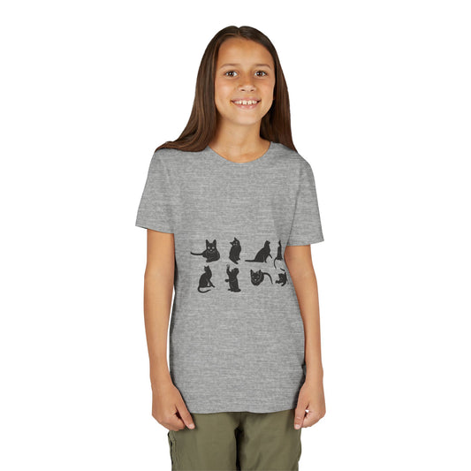 Cats Youth Unisex Short Sleeve Crewneck Tee