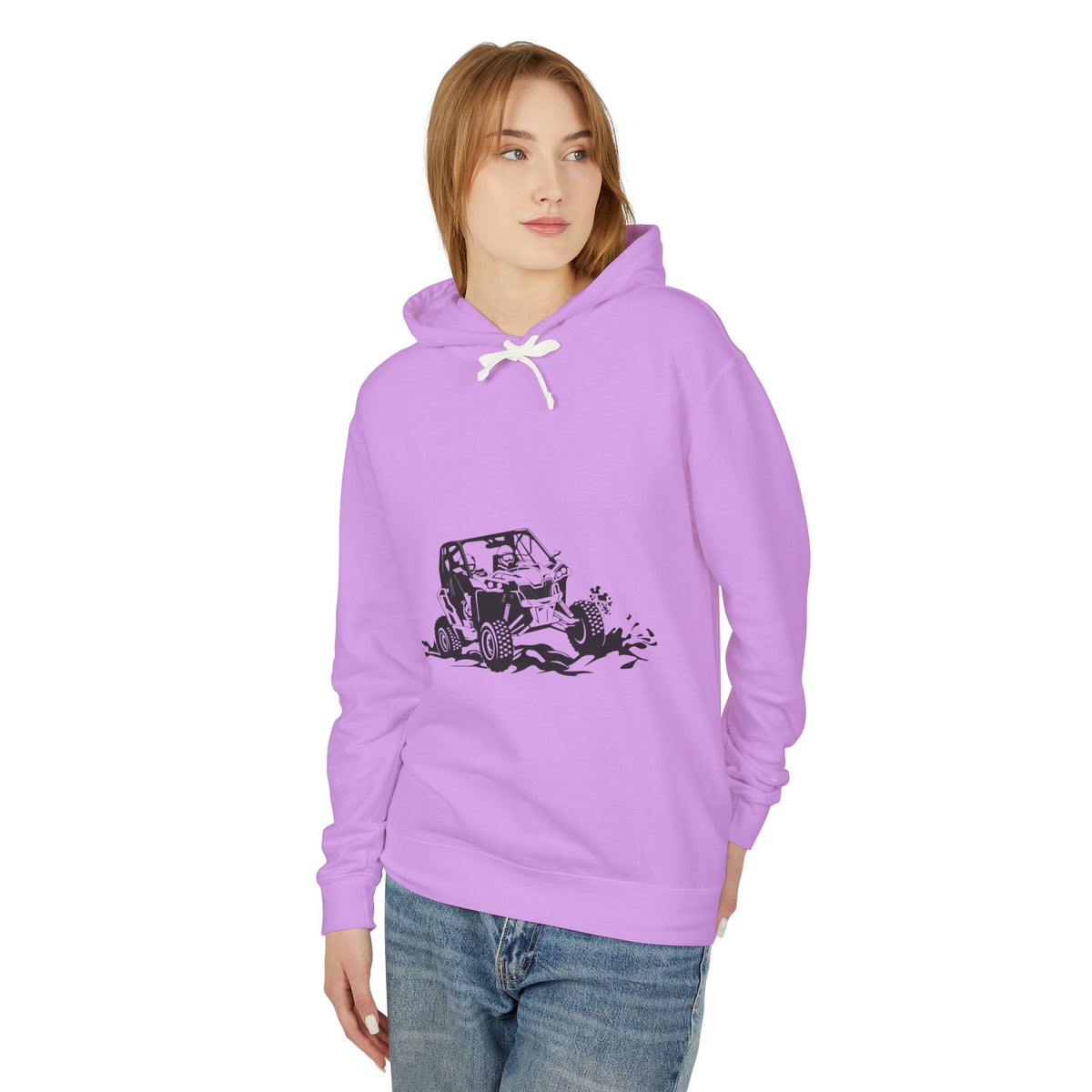 Slingin' Mud Side By Side Unisex Lightweight Hoodie