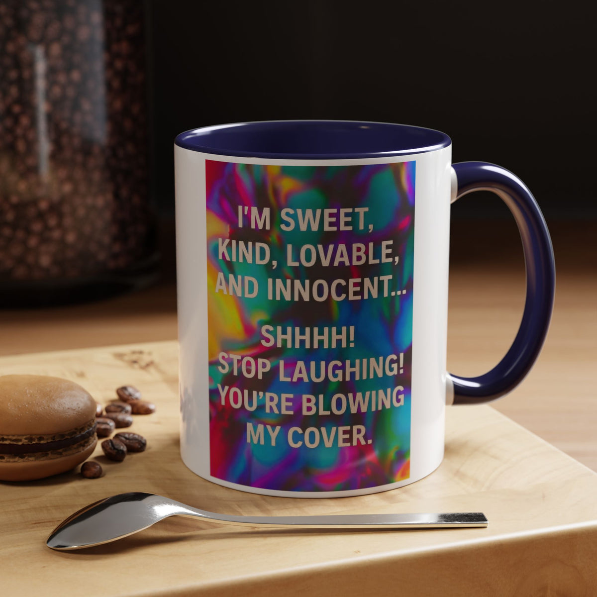 Blowing My Cover 2-Tone Coffee Mug