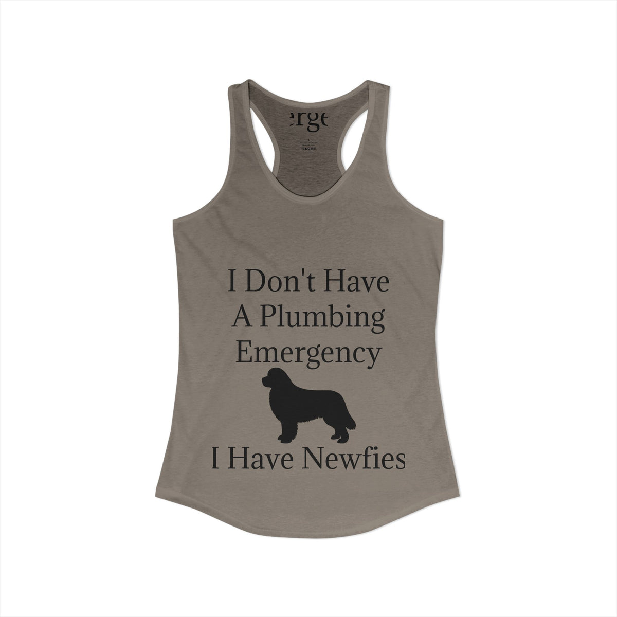 Plumbing Emergency Women's Racerback Tank