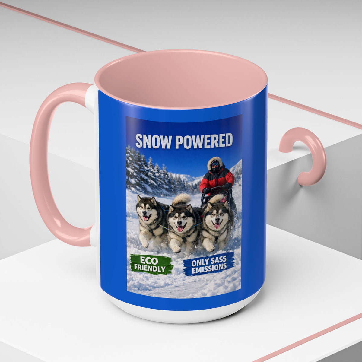 Snow Powered 2-Tone Coffee Mug