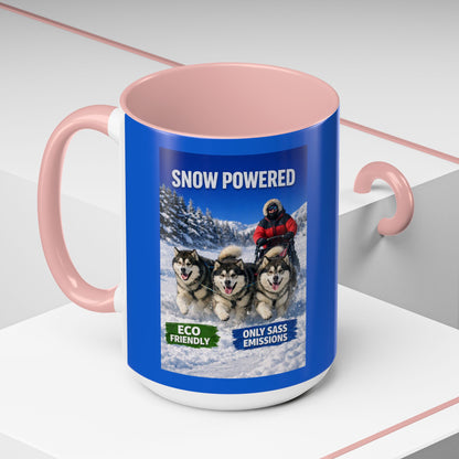 Snow Powered 2-Tone Coffee Mug