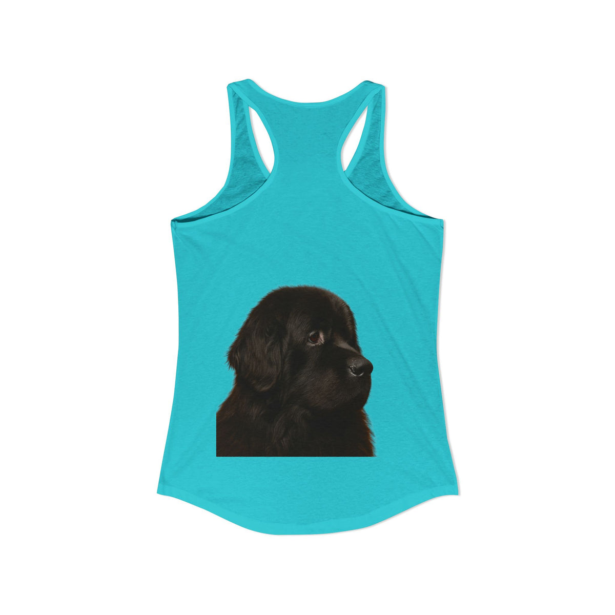 Newfie Head Women's Racerback Tank