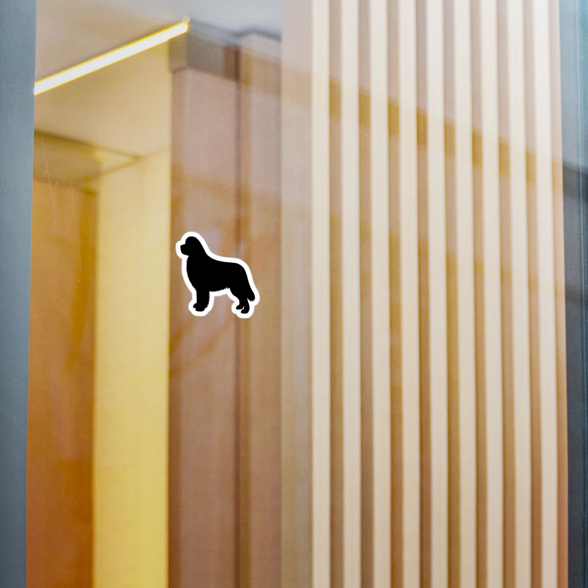 Newfie Silhouette Vinyl Decal