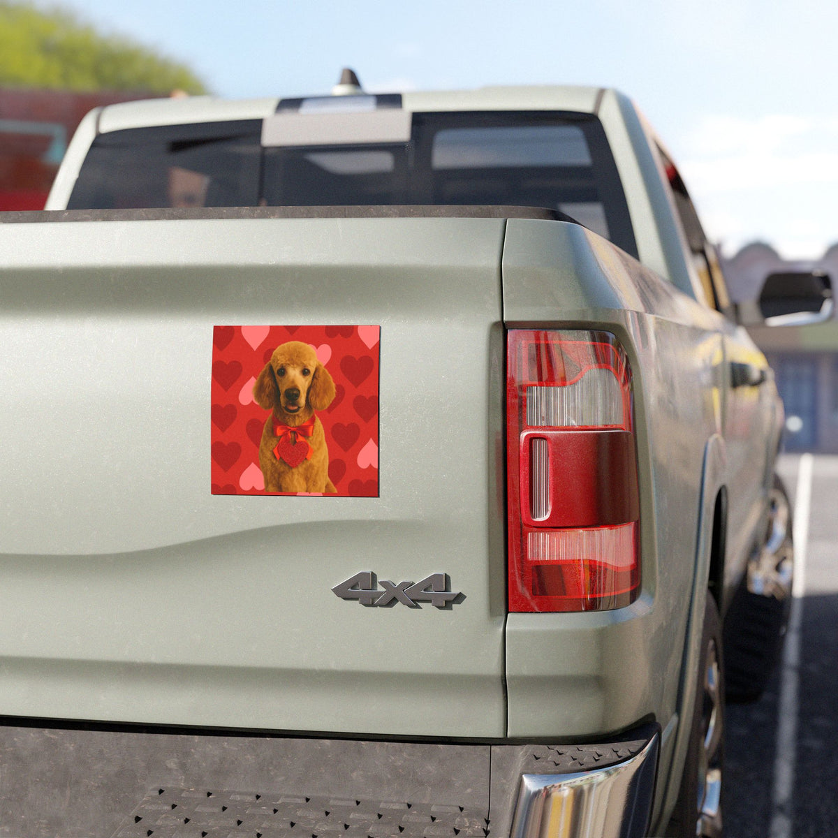 Cupid's Companion Poodle Indoor/Outdoor Magnet