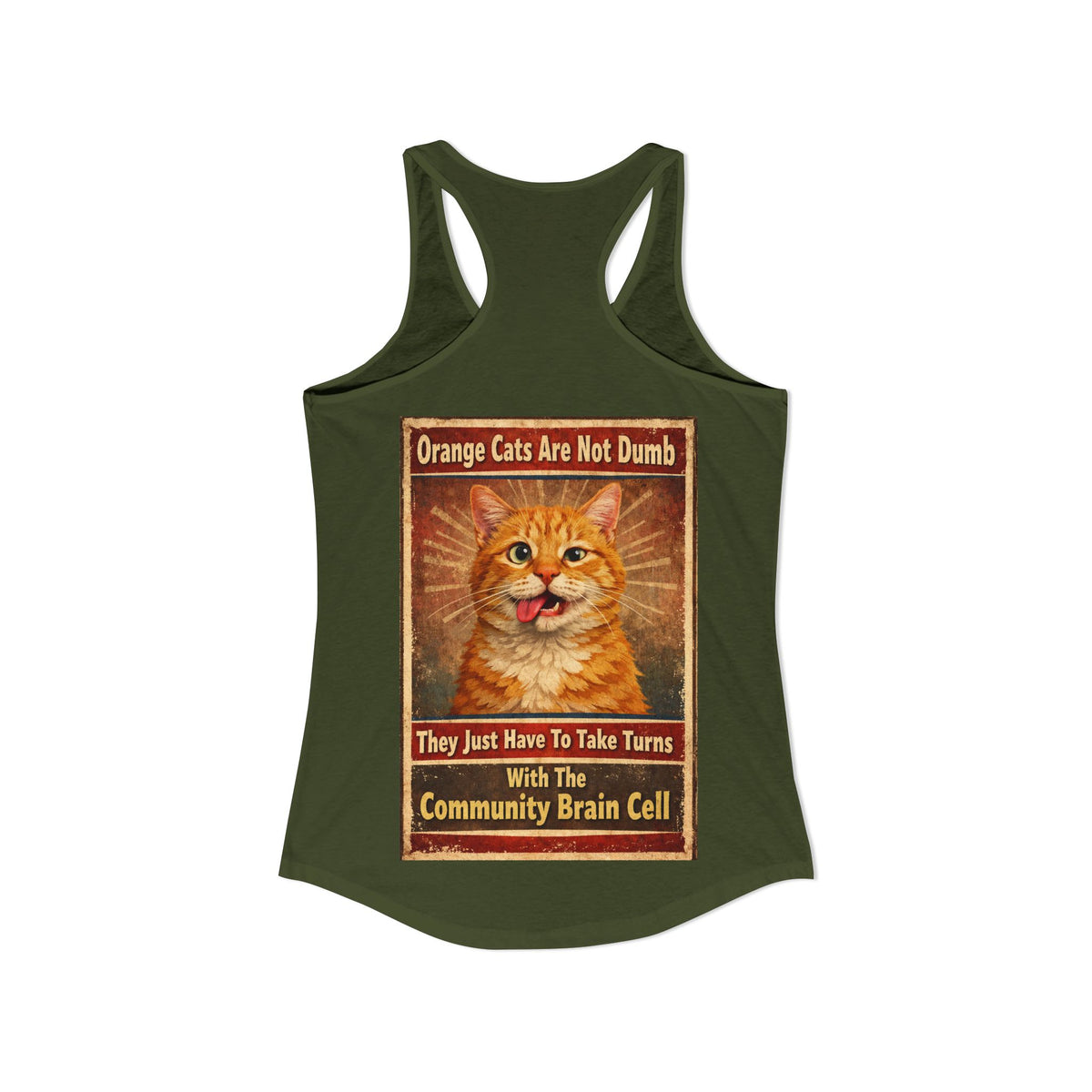 Community Brain Cell Women's Racerback Tank