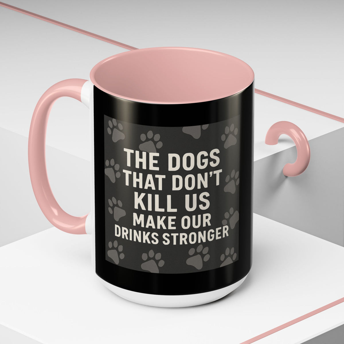Drinks Stronger 2-Tone Coffee Mug