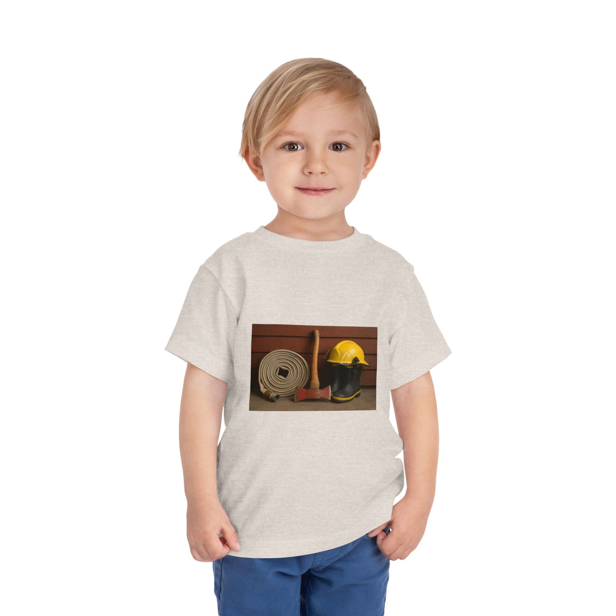 Fire/Rescue Appreciation Toddler Unisex Short Sleeve Crewneck Tee