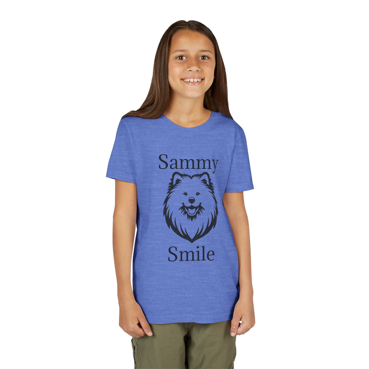 Sammy Smile Youth Unisex Short Sleeve Crewneck Tee