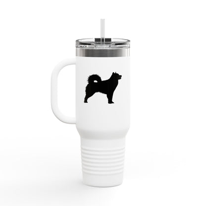 Malamute Silhouette Insulated Travel Mug
