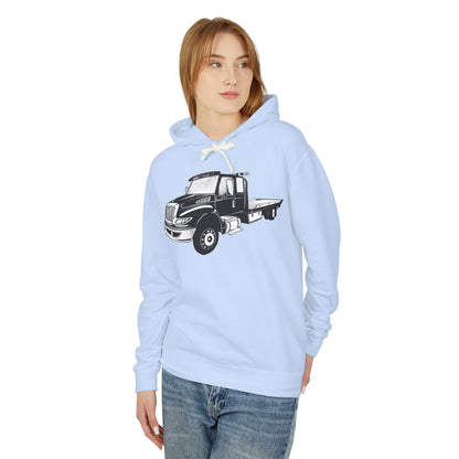 Flatbed Tow Truck Unisex Lightweight Hoodie
