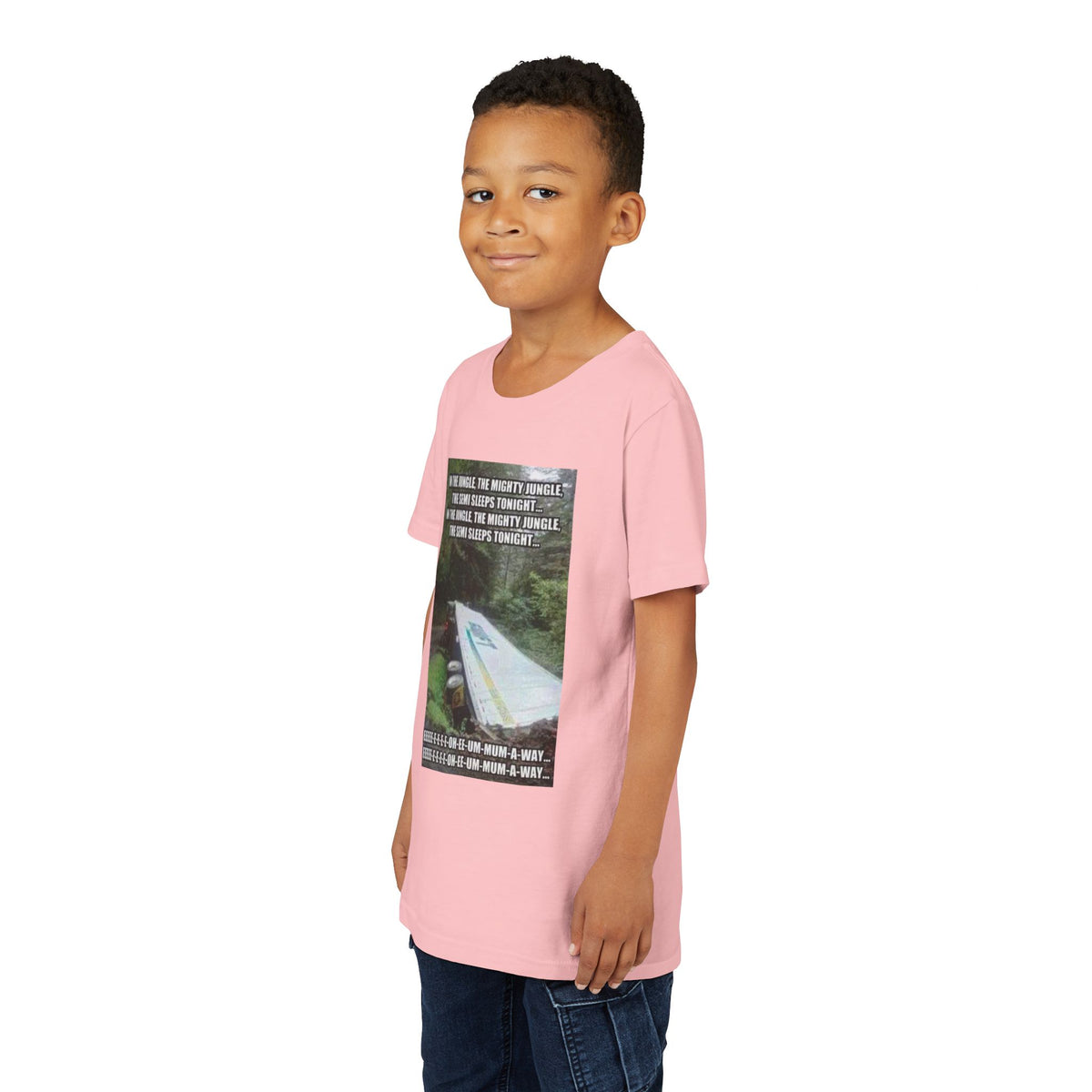 Semi Sleeps Youth Unisex Short Sleeve Crewneck Tee