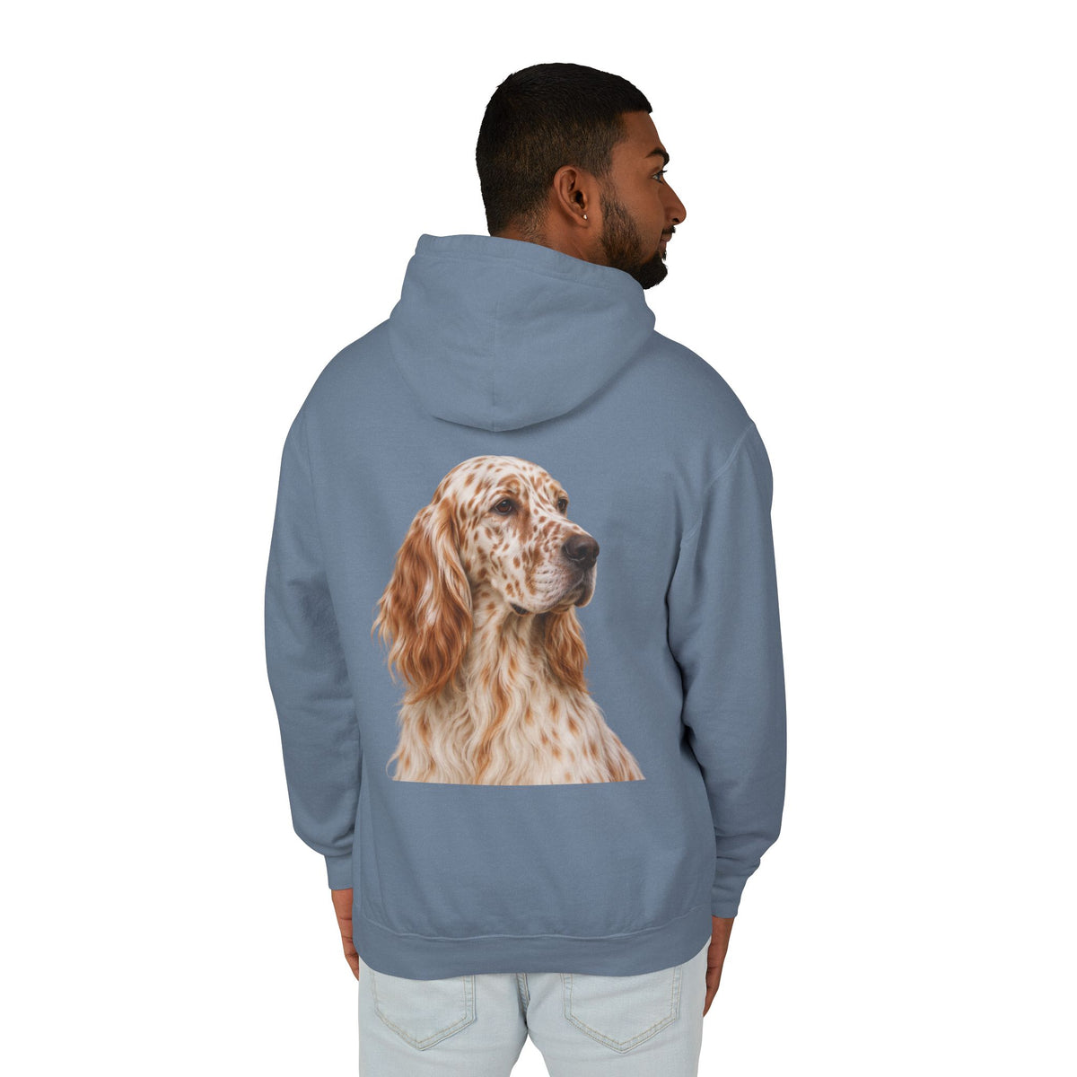 English Setter Head Unisex Lightweight Hoodie