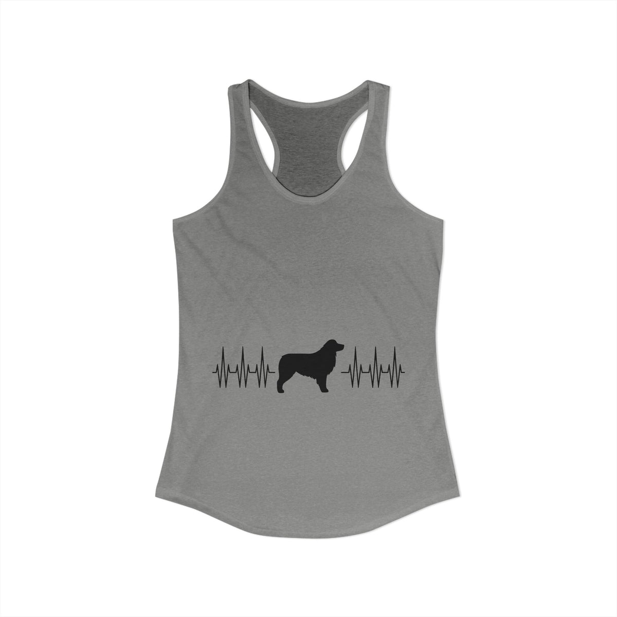 My Heart Beats For Aussies Women's Racerback Tank