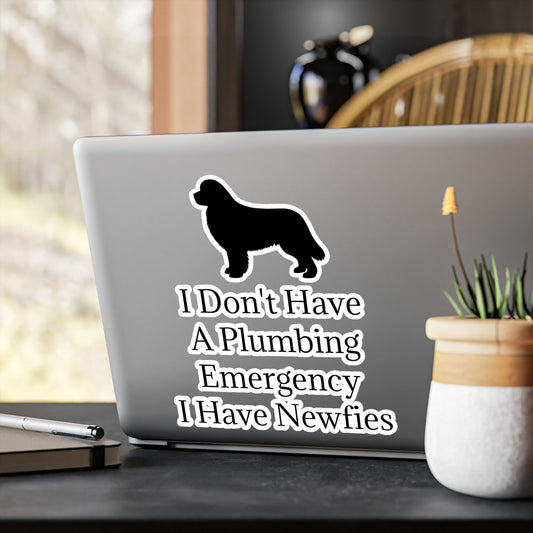 Plumbing Emergency Vinyl Decal