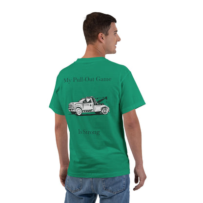Pull Out Wheel Lift Tow Truck Men's Short-Sleeve Crewneck Tee