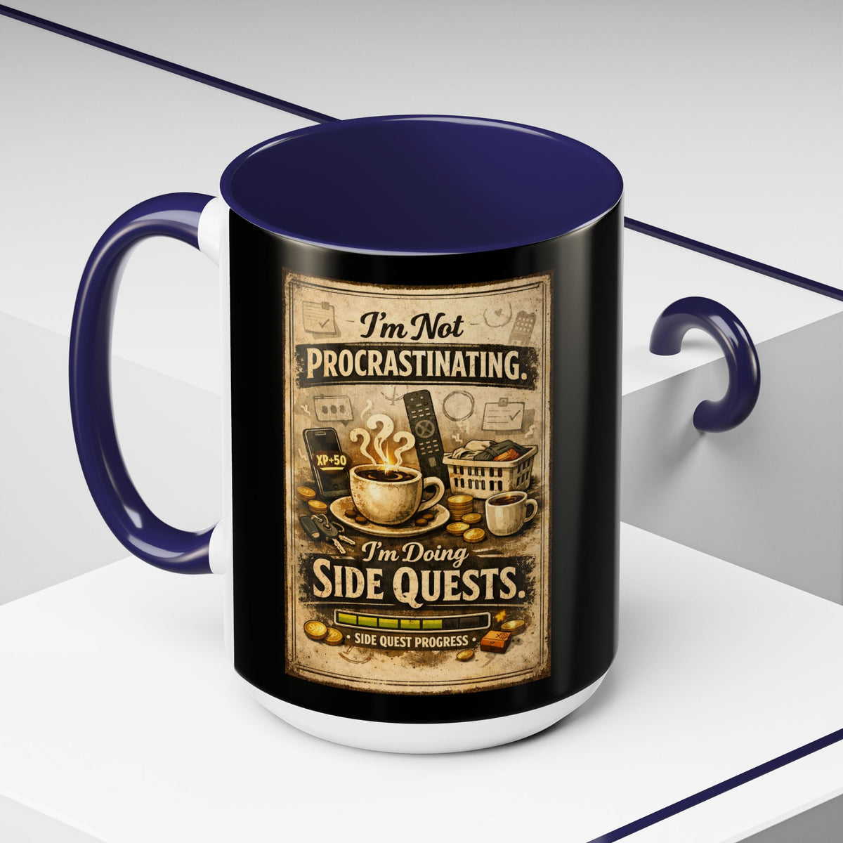 Procrastinating 2-Tone Coffee Mug