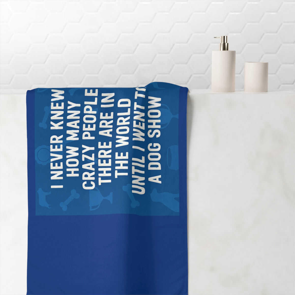 Never Knew Mink-Cotton  Beach Towel