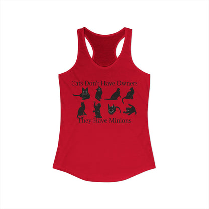 Cat Minions Women's Racerback Tank