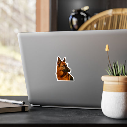 German Shepherd Head Vinyl Decal