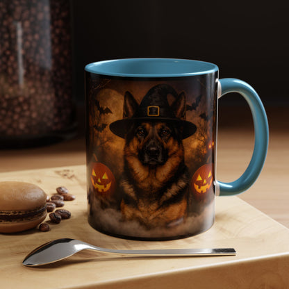 Witch Hat Pack German Shepherd 2-Tone Coffee Mug