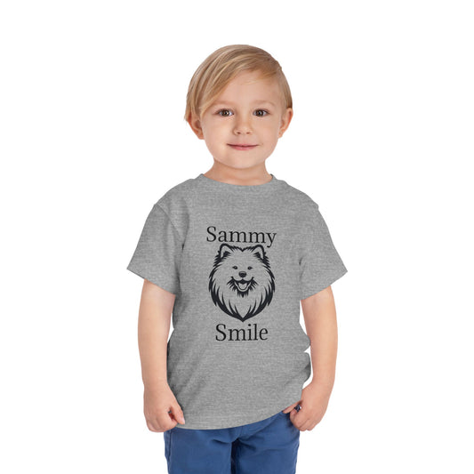 Sammy Smile Toddler Unisex Short Sleeve Crewneck Tee