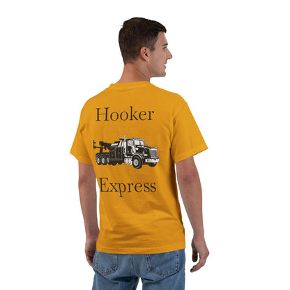 H**ker Express Heavy Tow Truck Men's Short-Sleeve Crewneck Tee