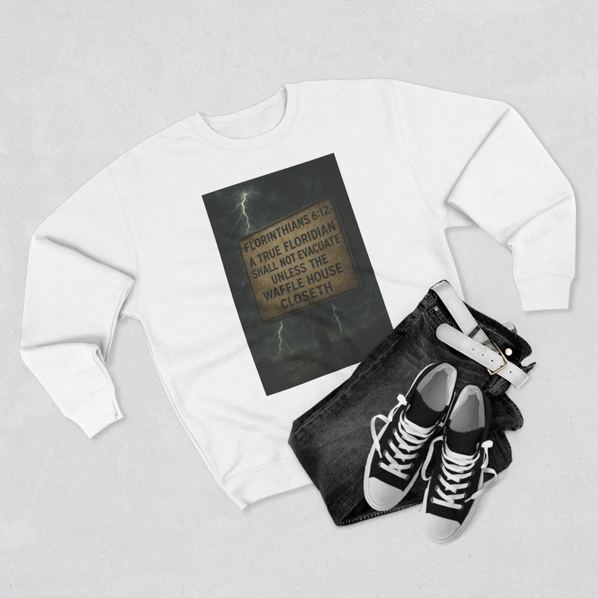 Florinthians 6:12 Unisex Crewneck Sweatshirt