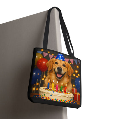 Birthday Buddy Golden Tote Bag