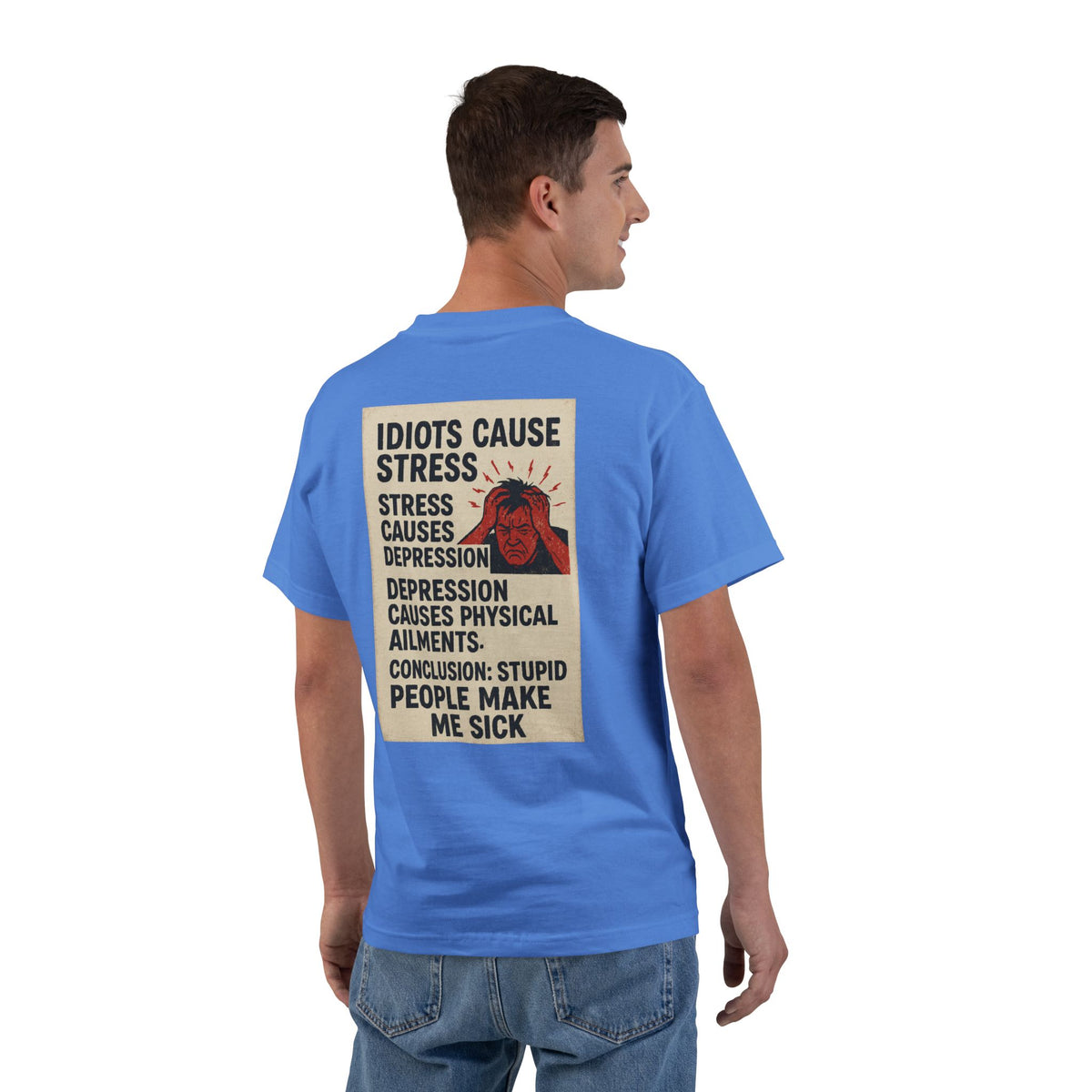 Stupid People Men's Short-Sleeve Crewneck Tee