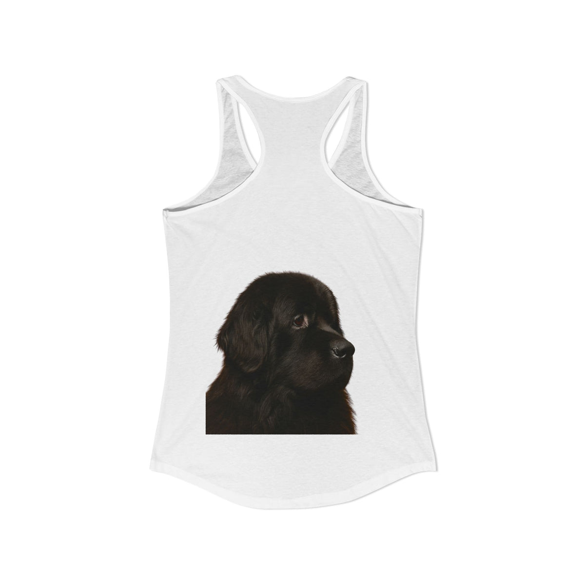 Newfie Head Women's Racerback Tank