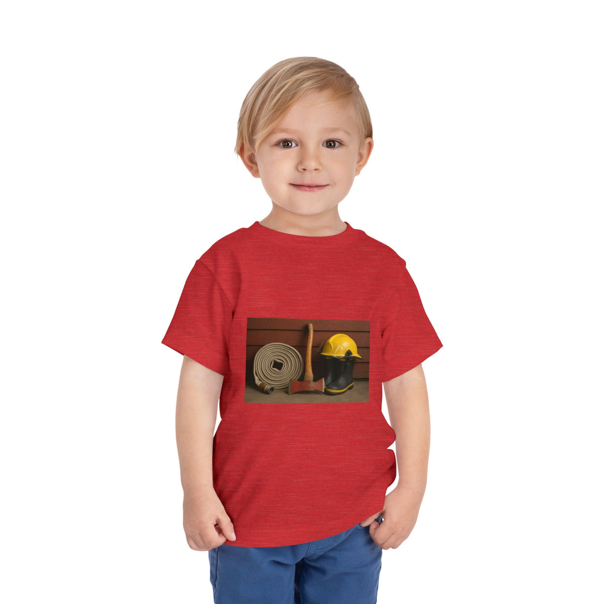 Fire/Rescue Appreciation Toddler Unisex Short Sleeve Crewneck Tee