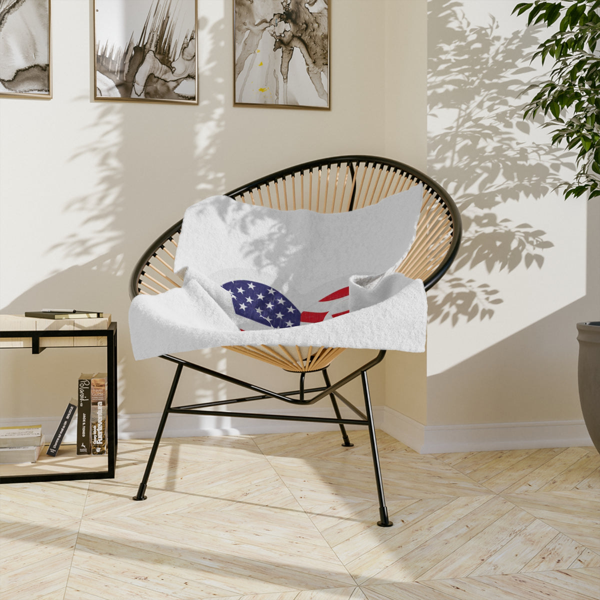 Malamute Flag Velveteen Microfiber Blanket