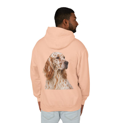 English Setter Head Unisex Lightweight Hoodie