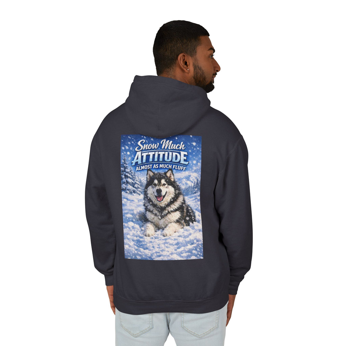 Snow Much Attitude Unisex Lightweight Hoodie
