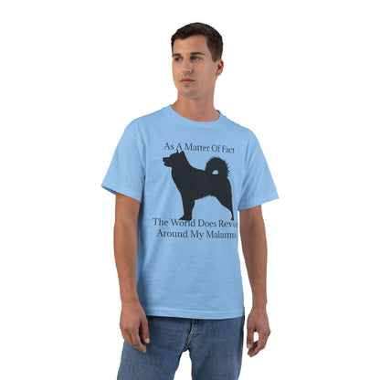 Matter Of Fact Malamute Men's Short-Sleeve Crewneck Tee