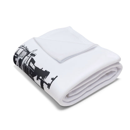 I Can't Fix Stupid Heavy Tow Truck Arctic Fleece Blanket