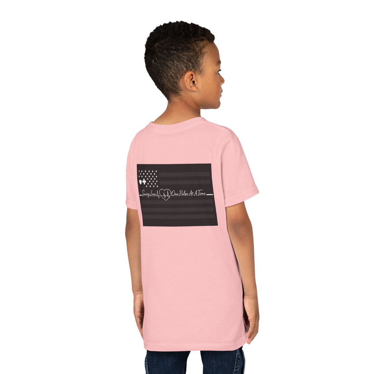 Thin White Line Youth Unisex Short Sleeve Crewneck Tee