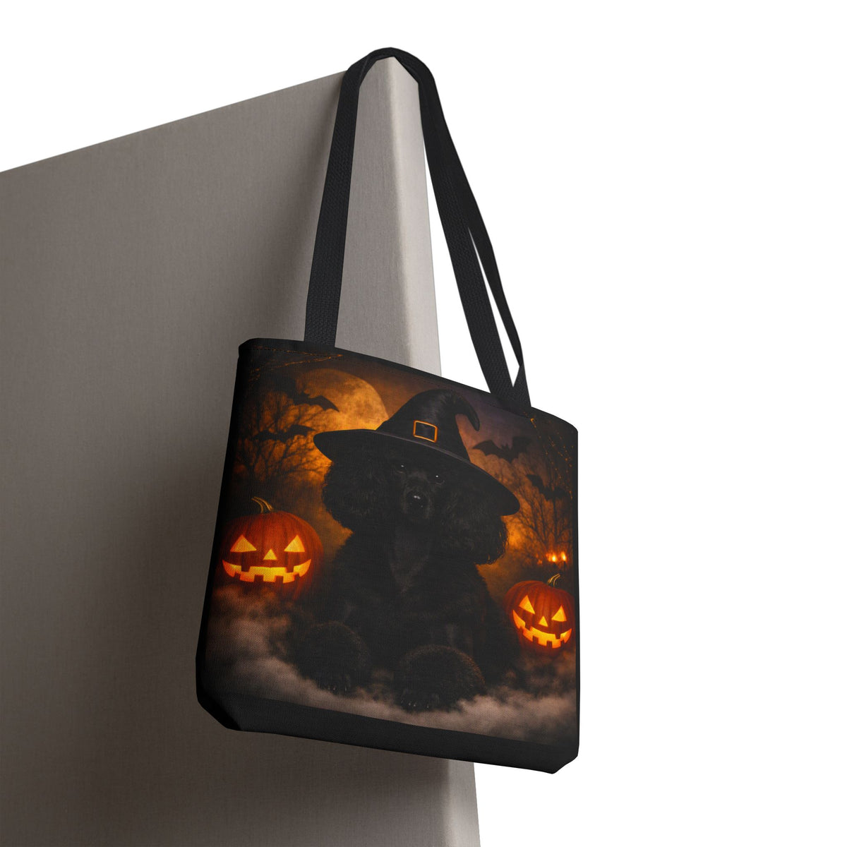 Witch Hat Pack Poodle Tote Bag