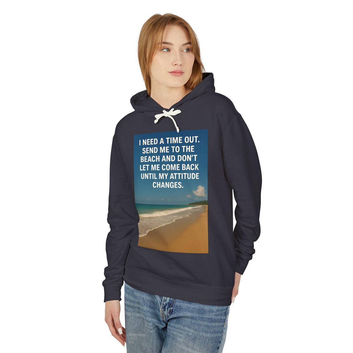 Time Out Unisex Lightweight Hoodie