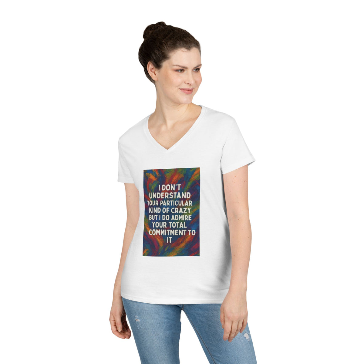 Kind Of Crazy Women's V-Neck Tee