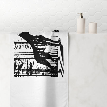 Watchful Eyes Mink-Cotton  Beach Towel