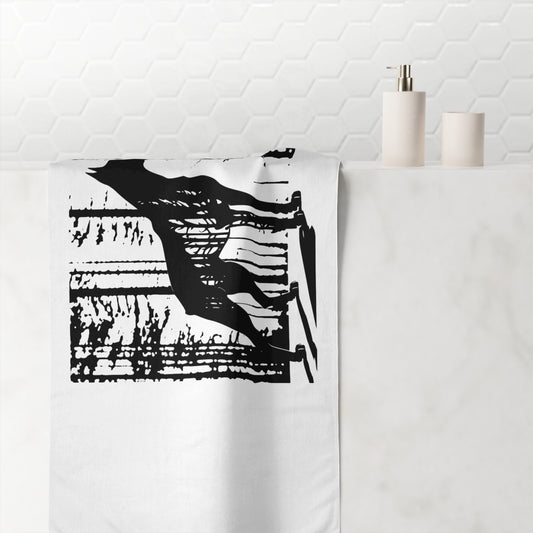 Watchful Eyes Mink-Cotton  Beach Towel