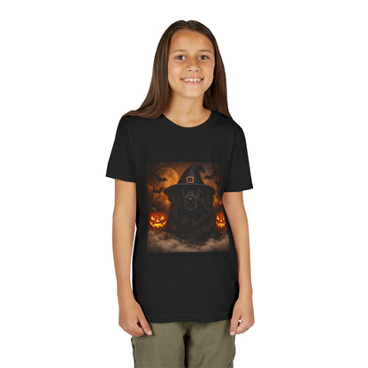 Witch Hat Pack Newfie Youth Unisex Short Sleeve Crewneck Tee