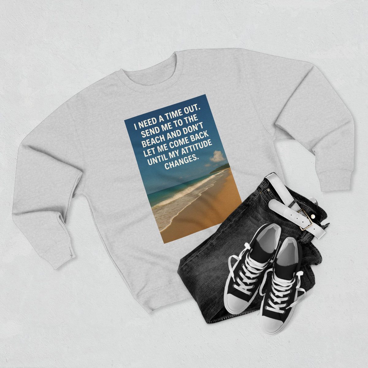 Time Out Unisex Crewneck Sweatshirt