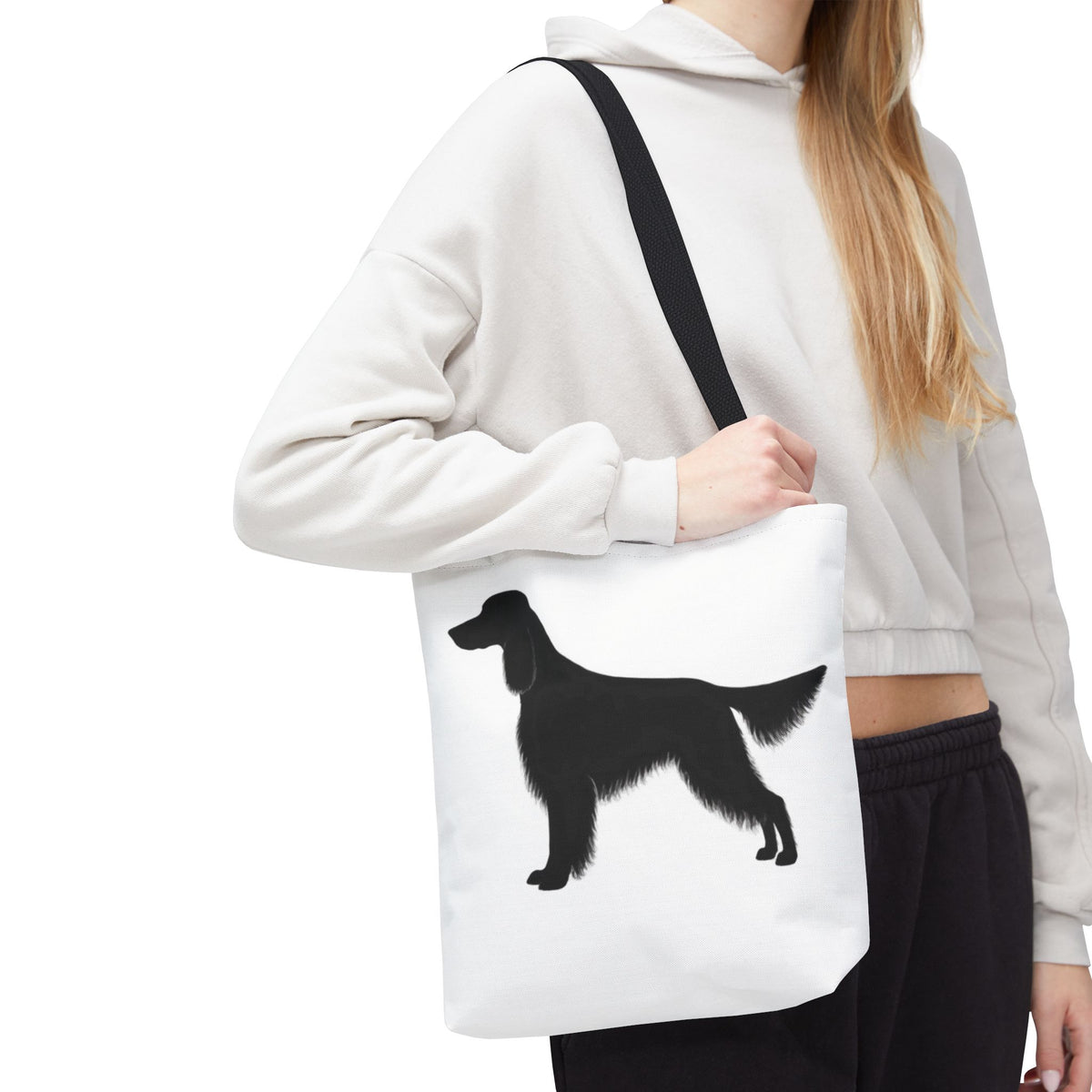 English Setter Silhouette Tote Bag
