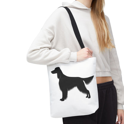 English Setter Silhouette Tote Bag