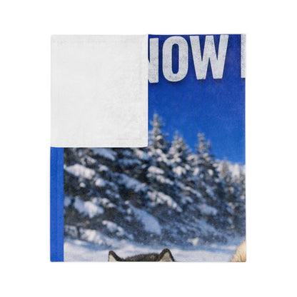 Snow Powered Velveteen Microfiber Blanket