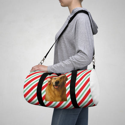 Santa Paws Golden Duffel Bag